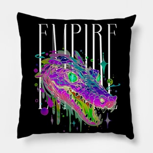 Rainbow Crocodile Pillow