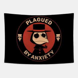 Plagued By Anxiety Tapestry