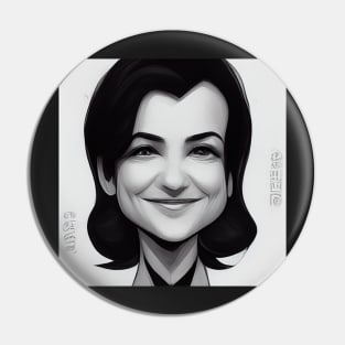 Sheryl Sandberg | Comics Style Pin