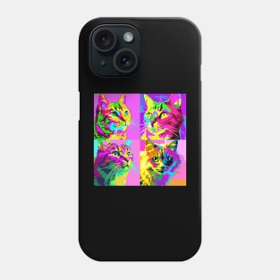 Domestic Shorthair Pop Art - Cat Lover Gift Phone Case