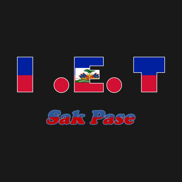 I.E.T. Ayiti Sak Pase Haitian Flag Colors by Pro Melanin Brand