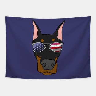 American Doberman Tapestry