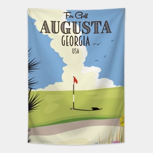 Augusta Georgia Golf Poster Tapestry