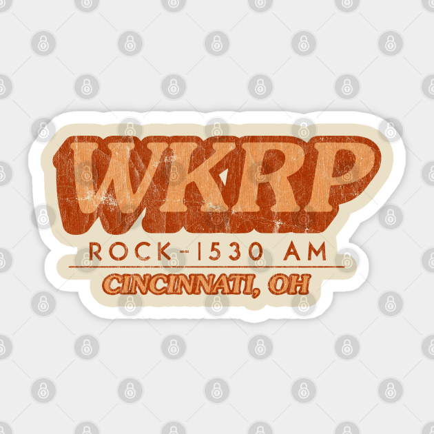 WKRP Cincinnati - Wkrp - Sticker
