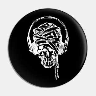 Music Skull Pin