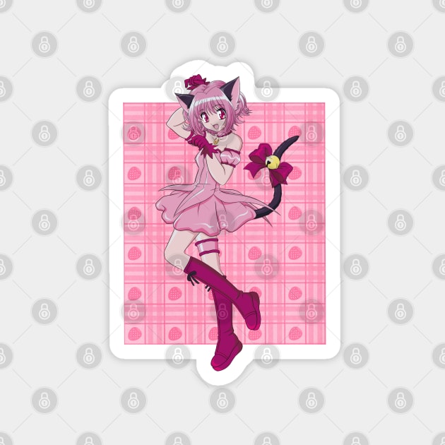 Mew Ichigo (Tokyo Mew Mew) Magnet by Yasimuf