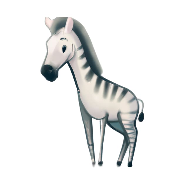 Cute Zebra Drawing by Play Zoo