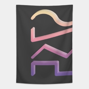 Waveforms - Music Production / Sound Engineer Design Gift Tapestry