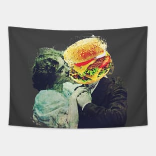 Cheeseburger romance Tapestry