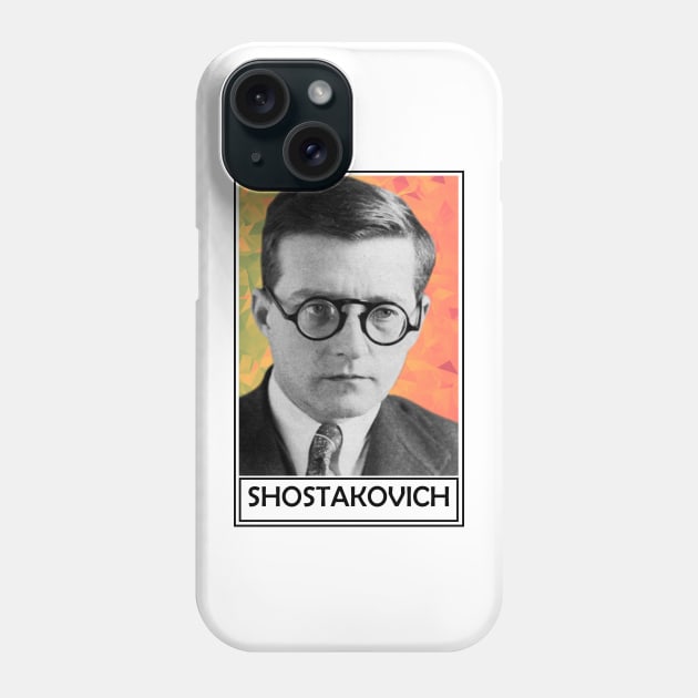 Dmitri Shostakovich Phone Case by TheMusicophile