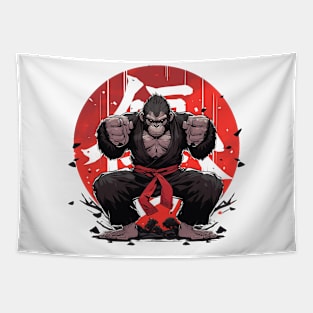 karate monkey Tapestry