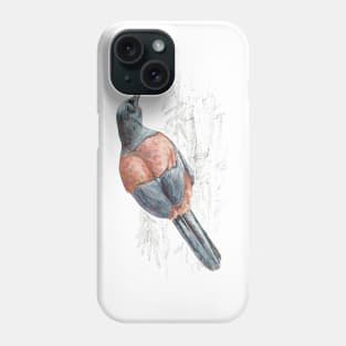 Mr Tieke, New Zealand Saddleback Phone Case