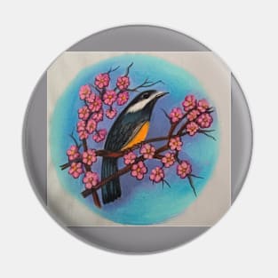 Bird and Bloom Pin