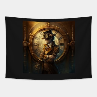 Steampunk Victorian Inventor Tapestry