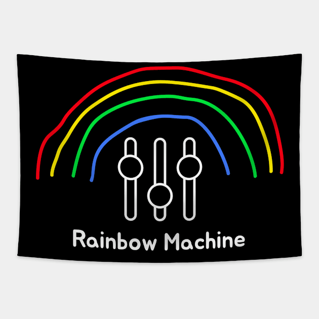 Rainbow machine Tapestry by swaggerthreads