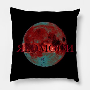 REDMOON ON THE MOON Pillow