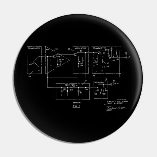 Bio-instrumentation Apparatus Vintage Patent Hand Drawing Pin