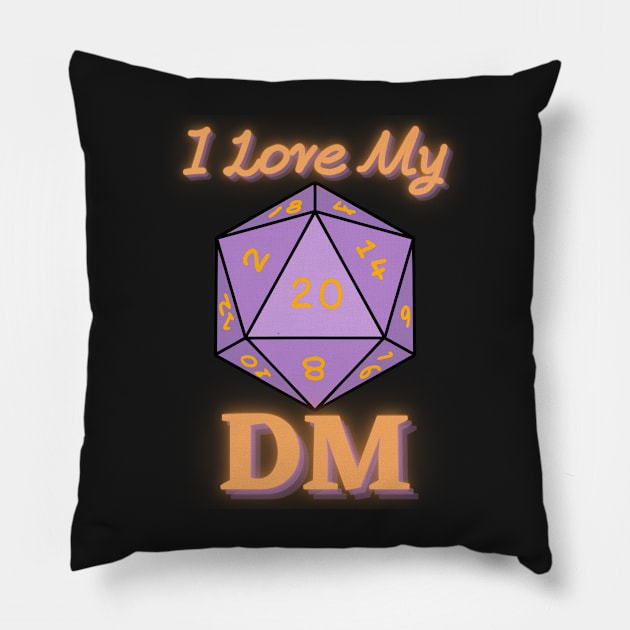 I Love My DM Pillow by AKawaiiPastels