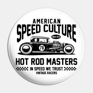 American Speed Culture Pin