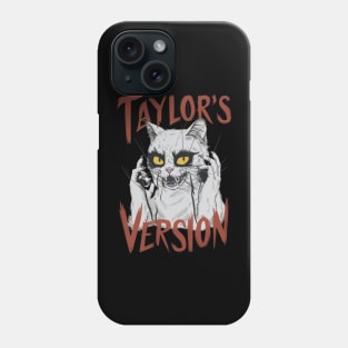 death metal taylors cat version Phone Case