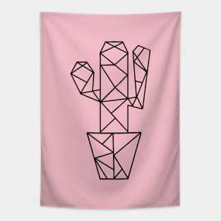 Cactus vase - Cactus Geometric - Geometric Art Tapestry