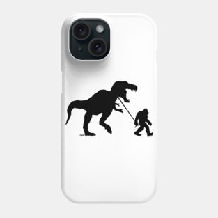 Gone Squatchin with T-rex Phone Case