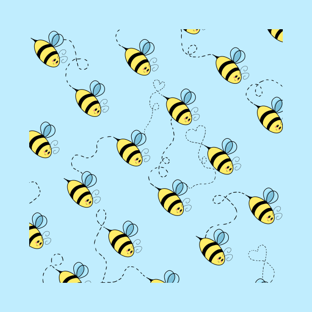 Cute little bumblebees by mouriss