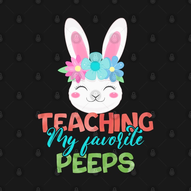 Teaching my favorite Peeps- Cute Funny Bunny Teacher by ARTSYVIBES111