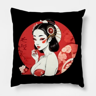 Geisha girl Pillow