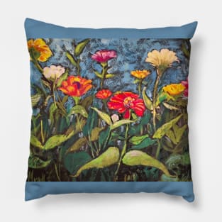 Zinnia Garden Pillow