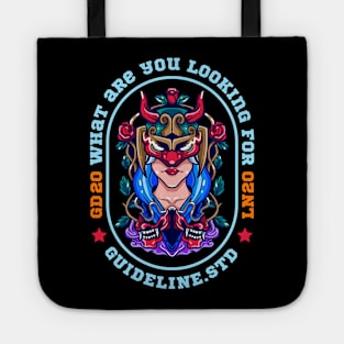 Geisha Hat horned woman Tote