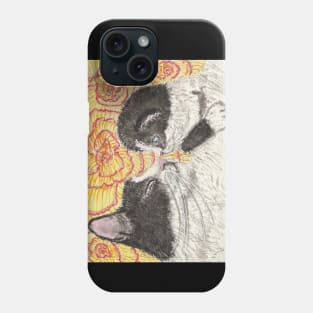 Mother and baby cat Phone Case