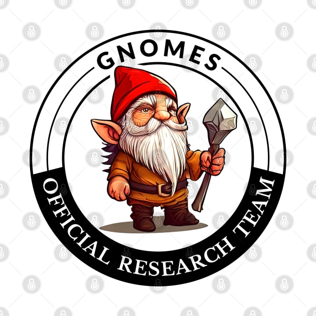 Gnomes Official Research Team by mafiatees.intl