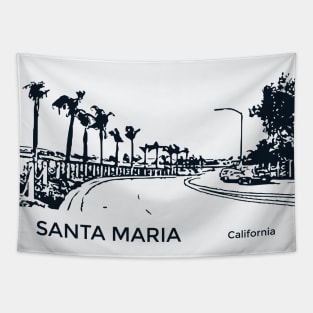 Santa Maria California Tapestry