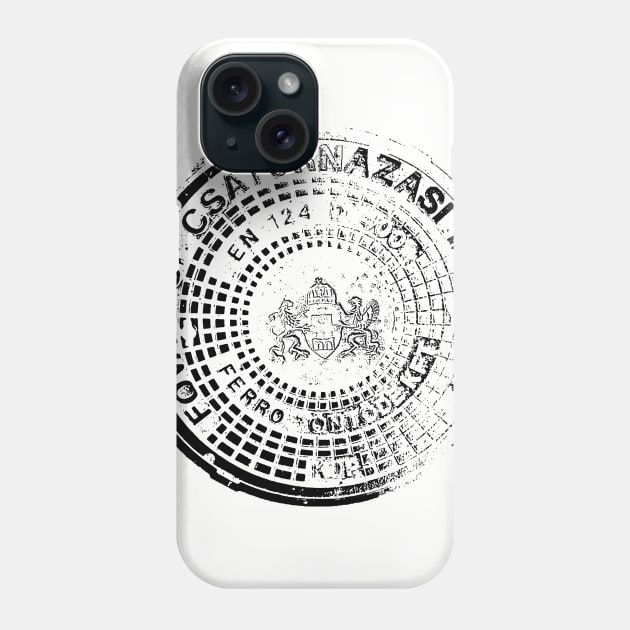 Budapest Manhole Cover Phone Case by kg07_shirts