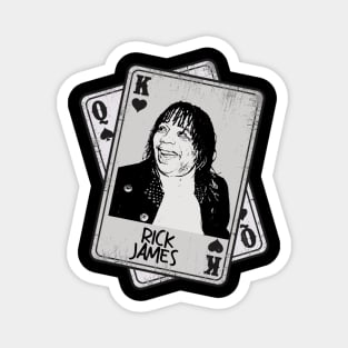 Retro Rick James Card Style Magnet