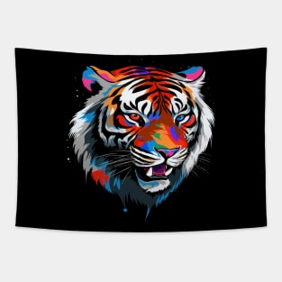 Patriotic Siberian Tiger Tapestry