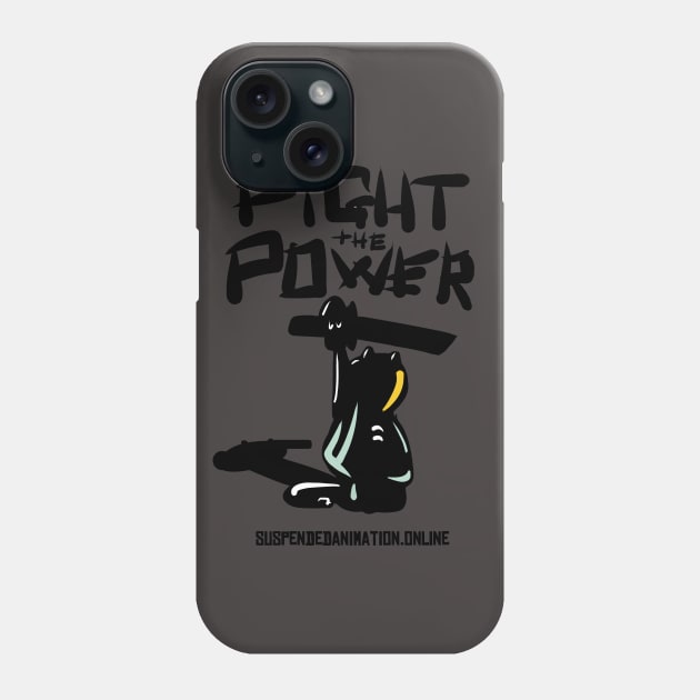 Fuwa Fuwa Fight the Power Phone Case by tyrone_22