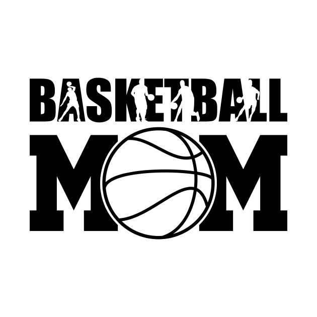 Basketball Mom Shirt by SeleART