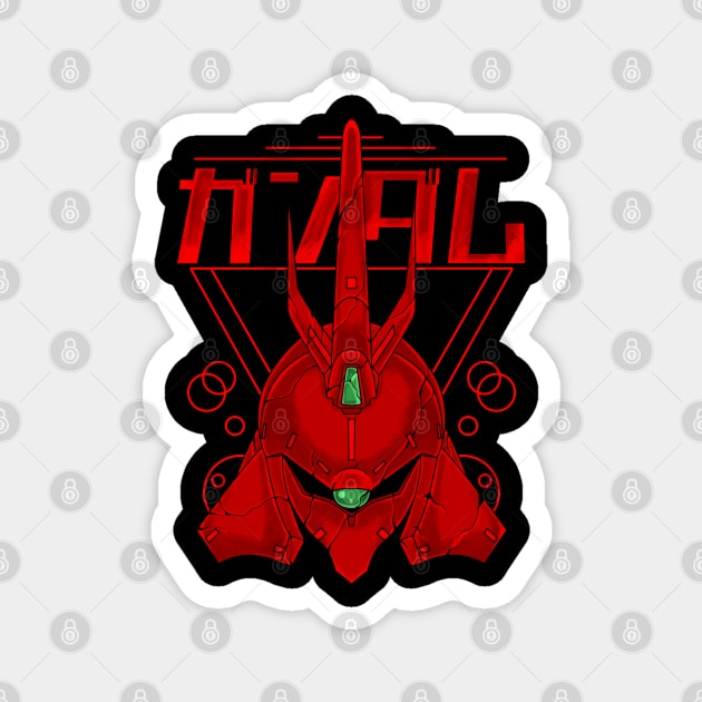 gundam sazabi Magnet by Amartwork