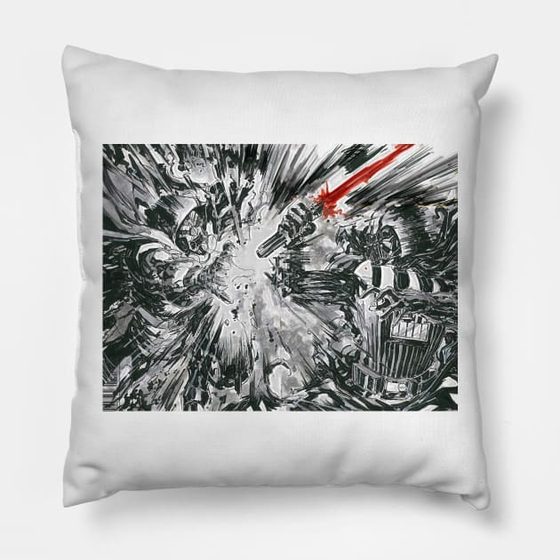 "Lord vs Lord" Pillow by GeoffreyGwin