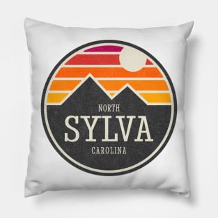 Visiting NC Mountain Cities Sylva, NC Sunset Pillow