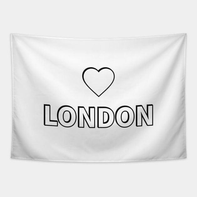 I love London Tapestry by brightnomad