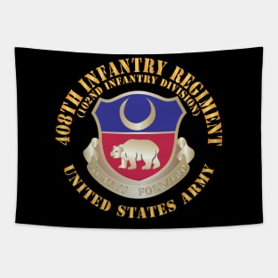 408th Infantry Regiment - US Army w DUI X 300 Tapestry