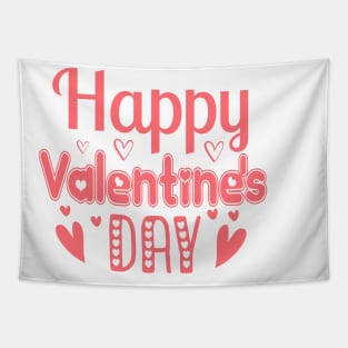 happy valentines day t-shirt Tapestry