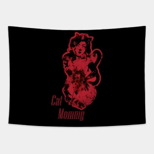 Cat Mommy Glam Girl Tapestry