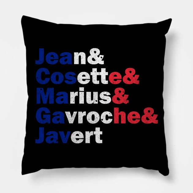 Les Misérables - Characters Pillow by PrintablesPassions