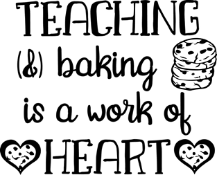 Teaching and baking is a work of heart Magnet