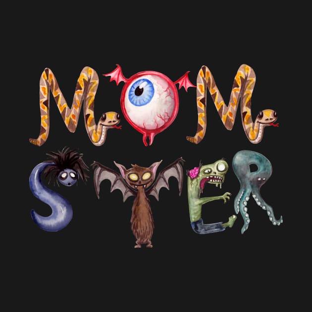 MOM Momster Funny Halloween for Mom by albaley