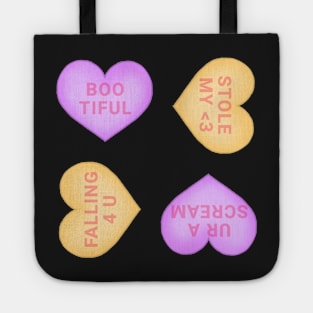 Halloween Conversation Hearts Sticker Pack Tote